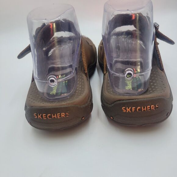 Skechers Women's Reggae Jammin Sandals Size 7 Brown Leather Outdoor Beach Casual - Picture 6 of 9